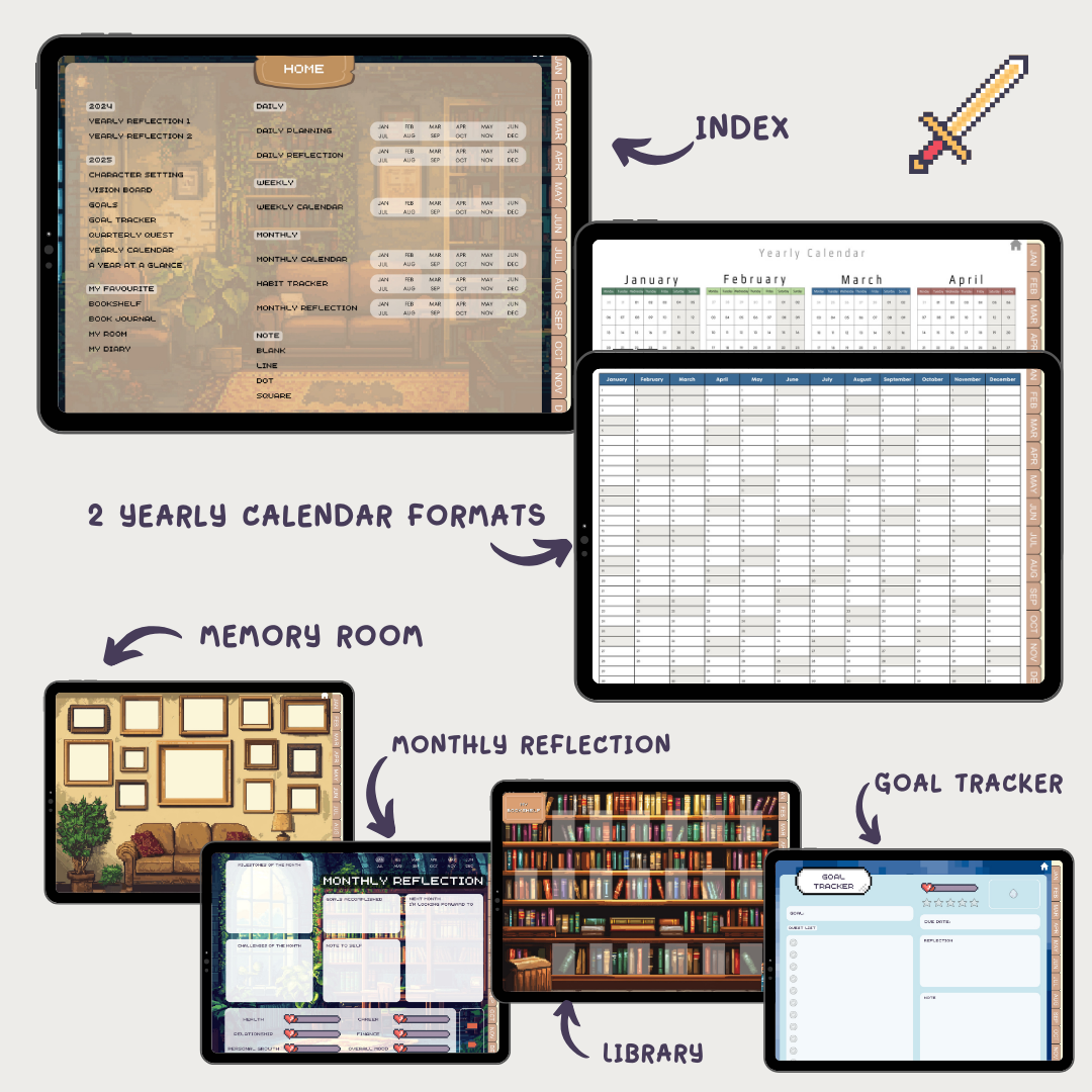 Life Gamify Planner 2025 by Paknapin