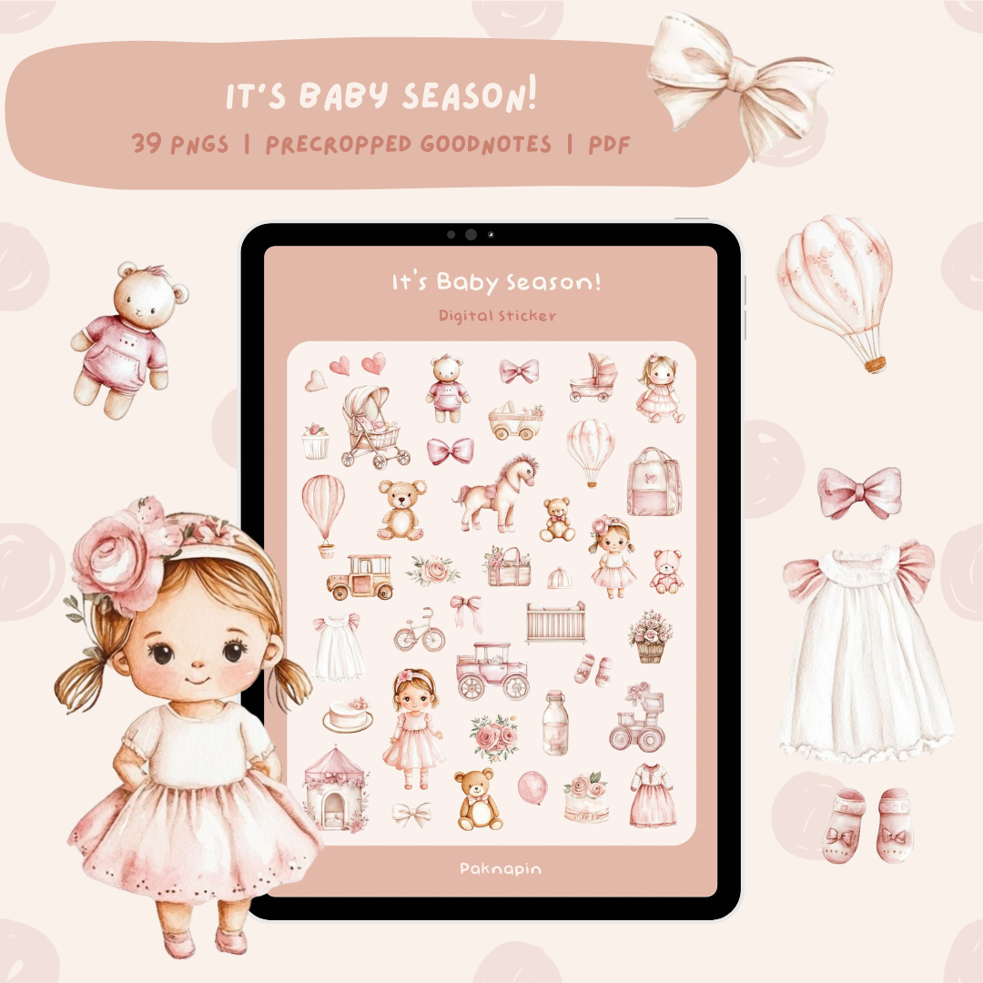 It's Baby Season! Digital Sticker by Paknapin
