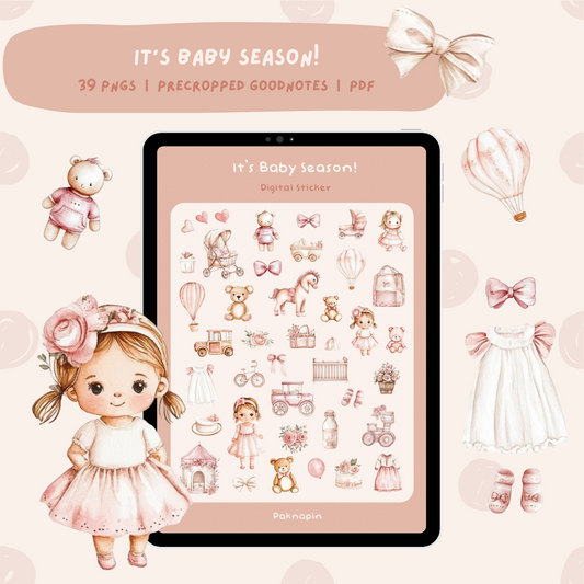 It's Baby Season! Digital Sticker by Paknapin